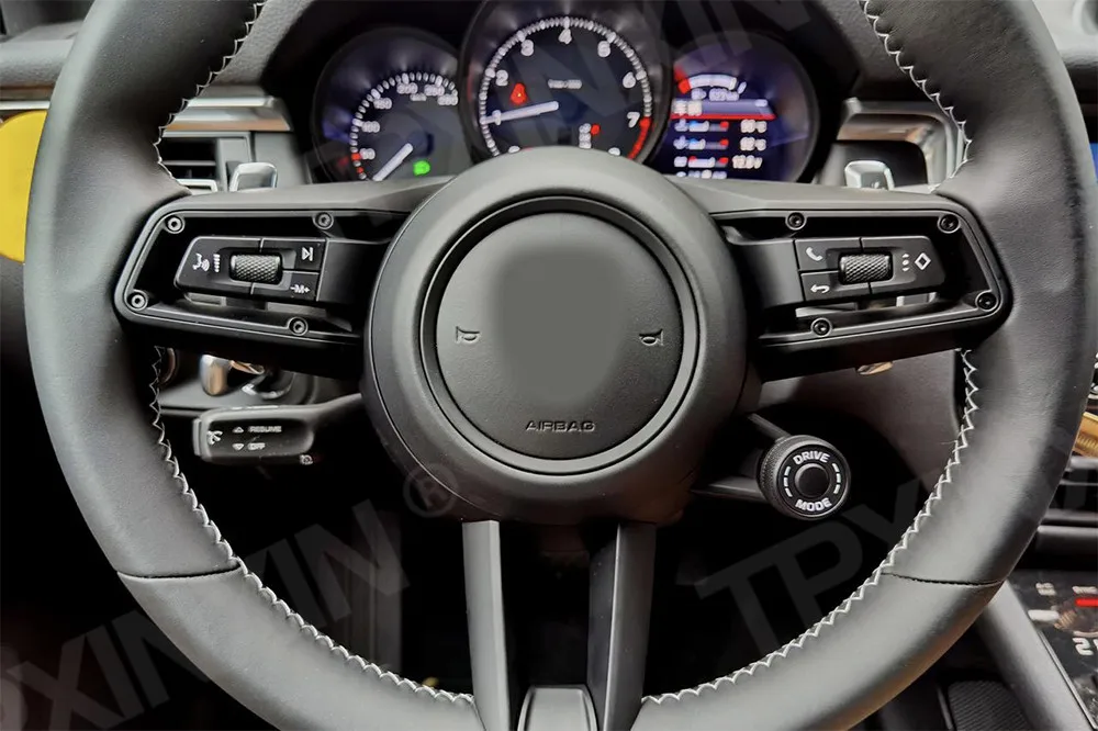 Car Steering Wheel Assembly For Porsche Macan 2022 Upgrade Retrofit Control Interior Accessorie Shift Paddle Stereo Auto