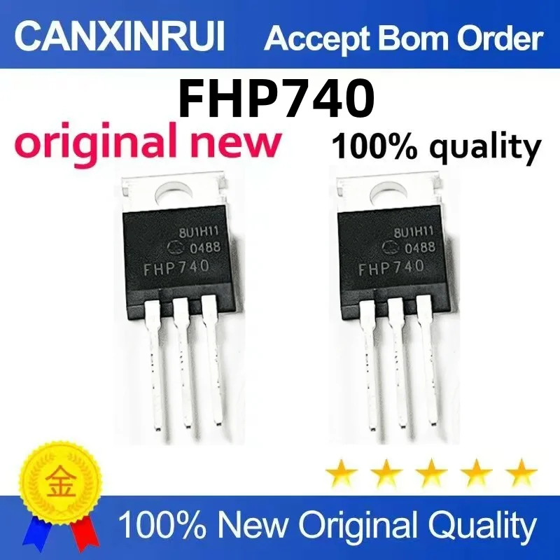 (10-300piezas)Brand new stock FHP740 field effect transistor, through-hole TO-220, can be directly shot, starting from one piece