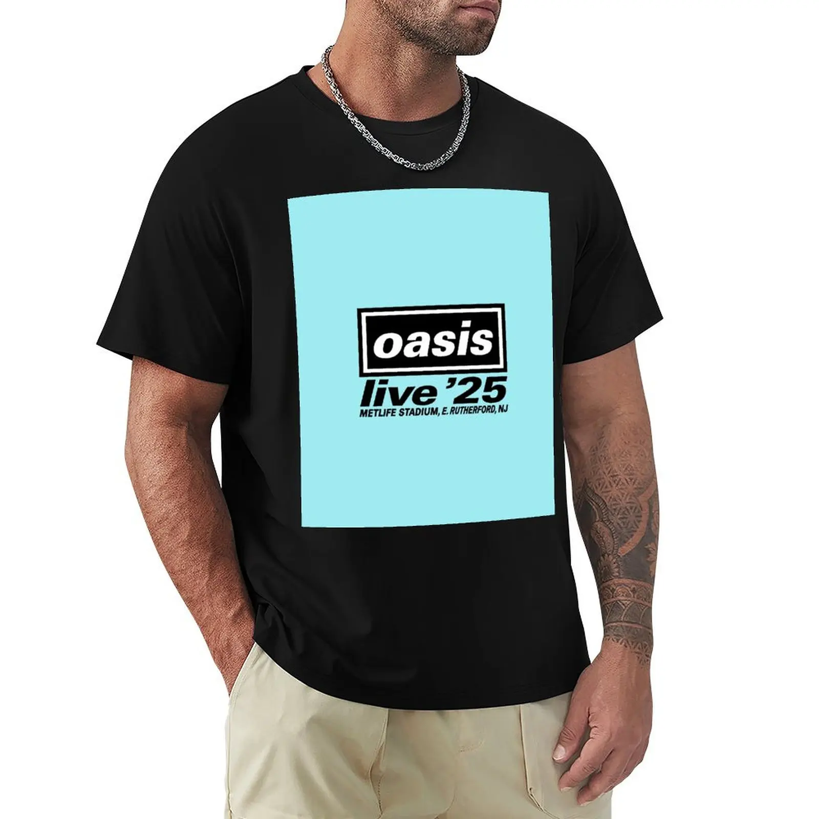 

Oasis Metlife '25 T-Shirt fashion shirts tops mens t shirts top quality