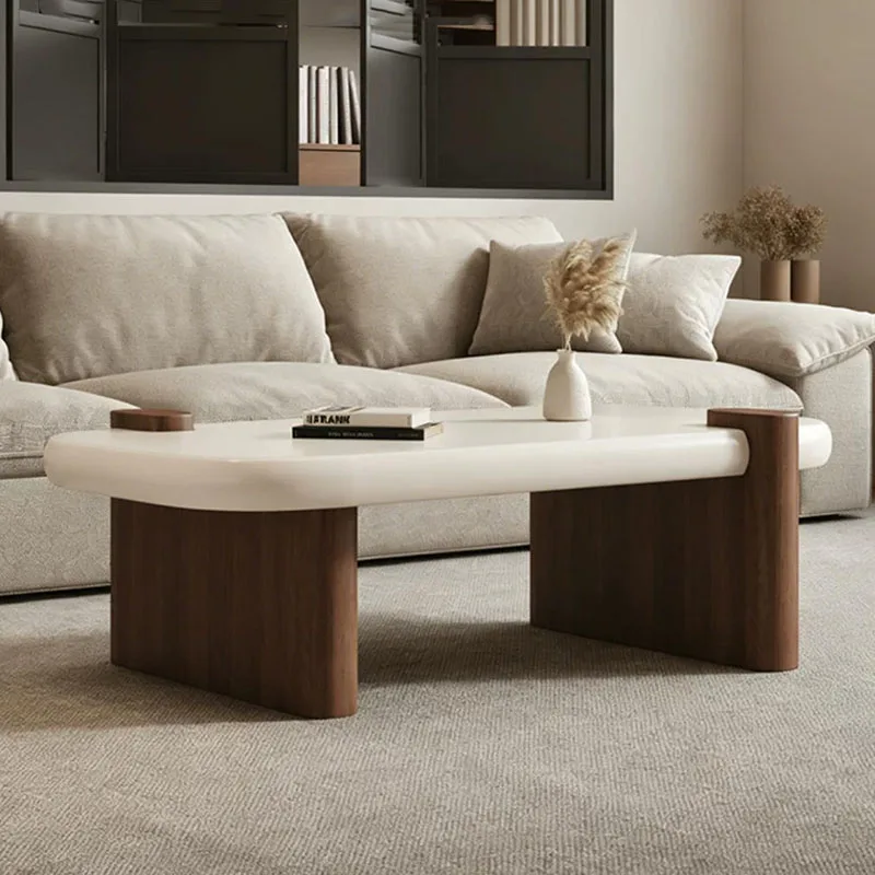 -hhLuxury Trendy Coffee Table Italian Nordic Storage Coffee Tables Modern Aesthetic Table Basse De Salon Living Room Furniture*