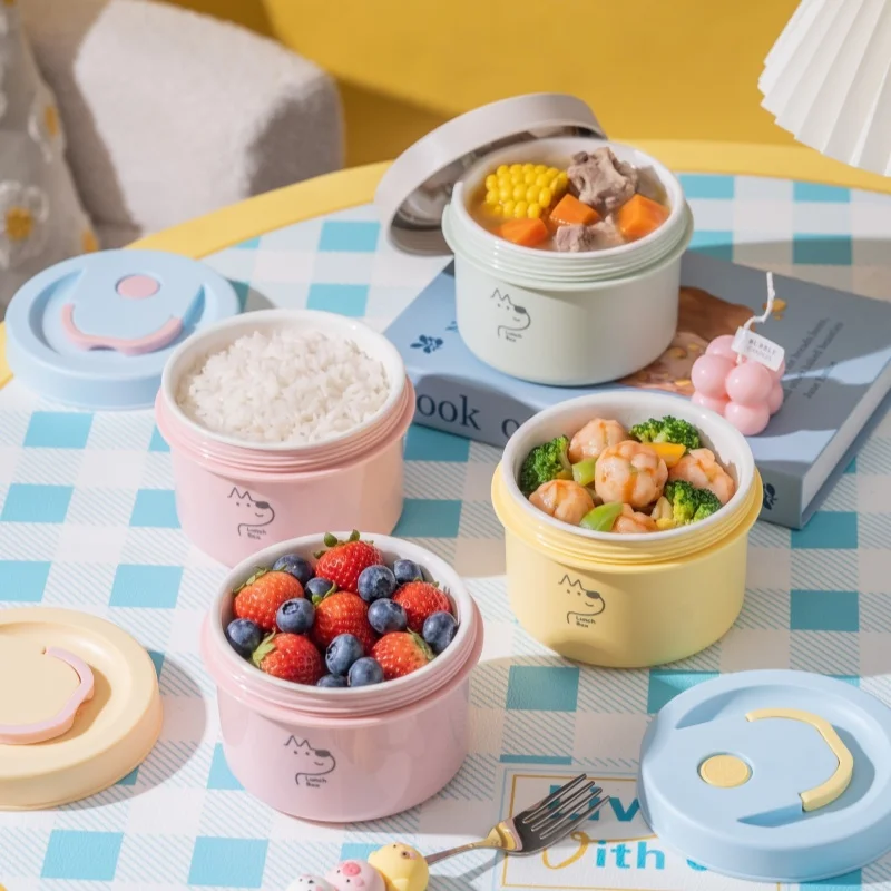Ceramic inner lunch box, lunch box, fruit lunch box, suitable for camping, oat yogurt, breakfast, bringing meals to work