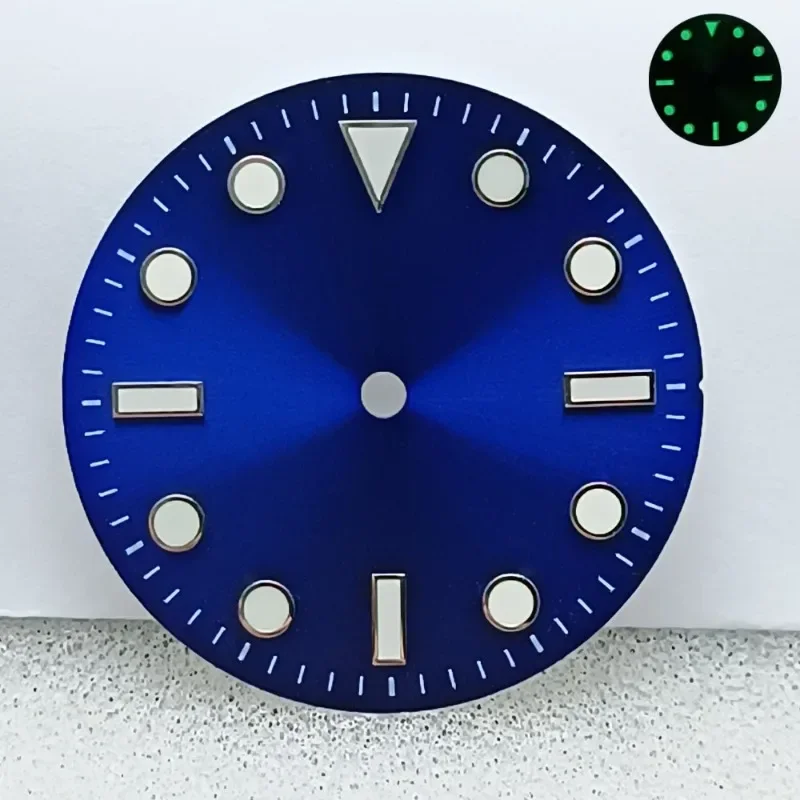 28.5mm NH35 Modified Dial New Customized Accessory Green Luminous Suitable for NH34 NH35 Movement Men's Watch Accessories DIY