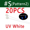 20PCS P2 S blanco
