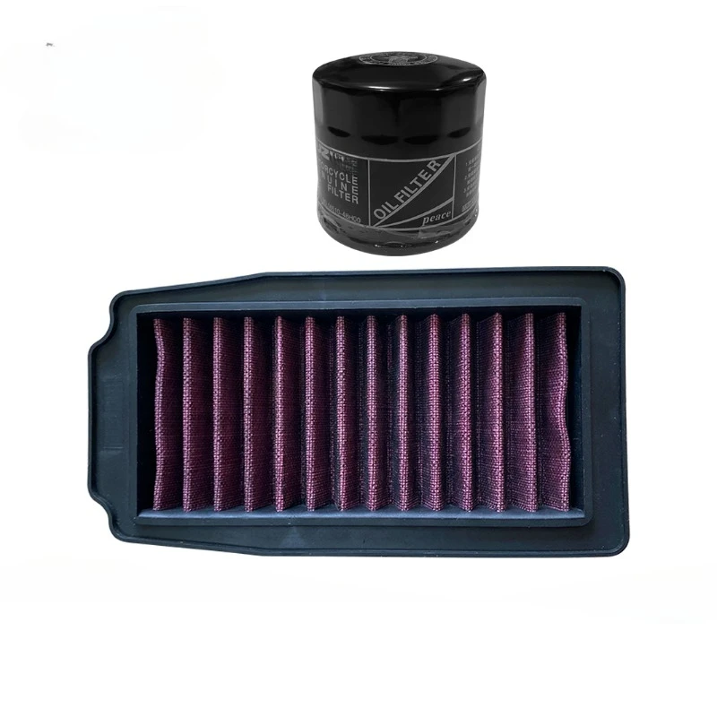 Motorcycle Air Filter Oil Filter Combo For Haojue SUZUKI GSX250R GW250S/F DL250 Engine Protection Maintenance Replacement Parts