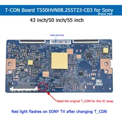 lcd tv logic board for sony T550HVN08.2 CTRL BD 55T23-C03 43