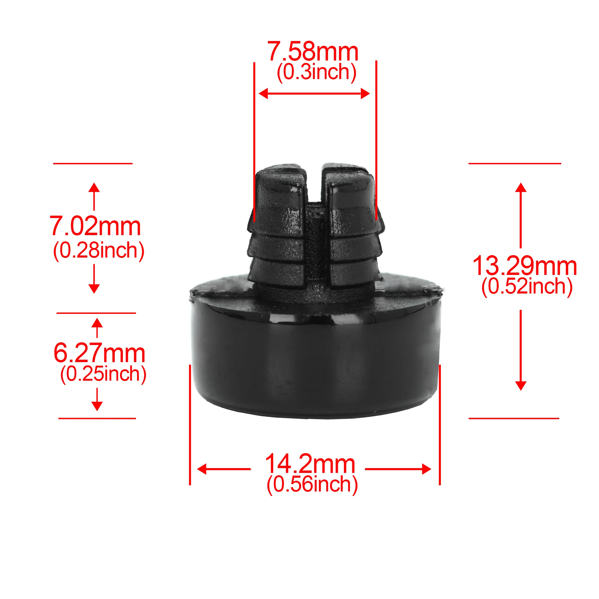 RTRhinoTuning 7.6mm Spike Car Wheel Rivets For Rivets Nuts Rim Wheels Tires Parts Car Wheel Decoration Rivets Accessories 125pcs