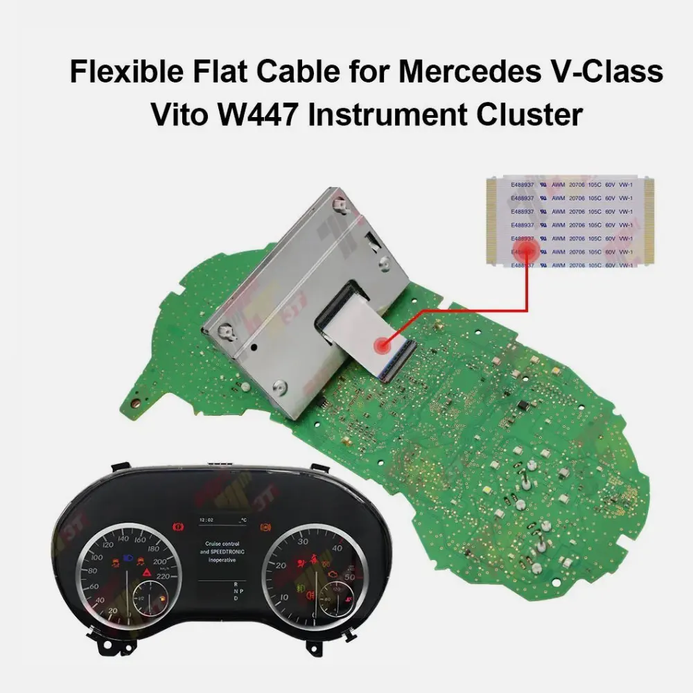 Flexible Flat Cable for Mercedes-Benz V-Class Vito W447 Instrument Cluster