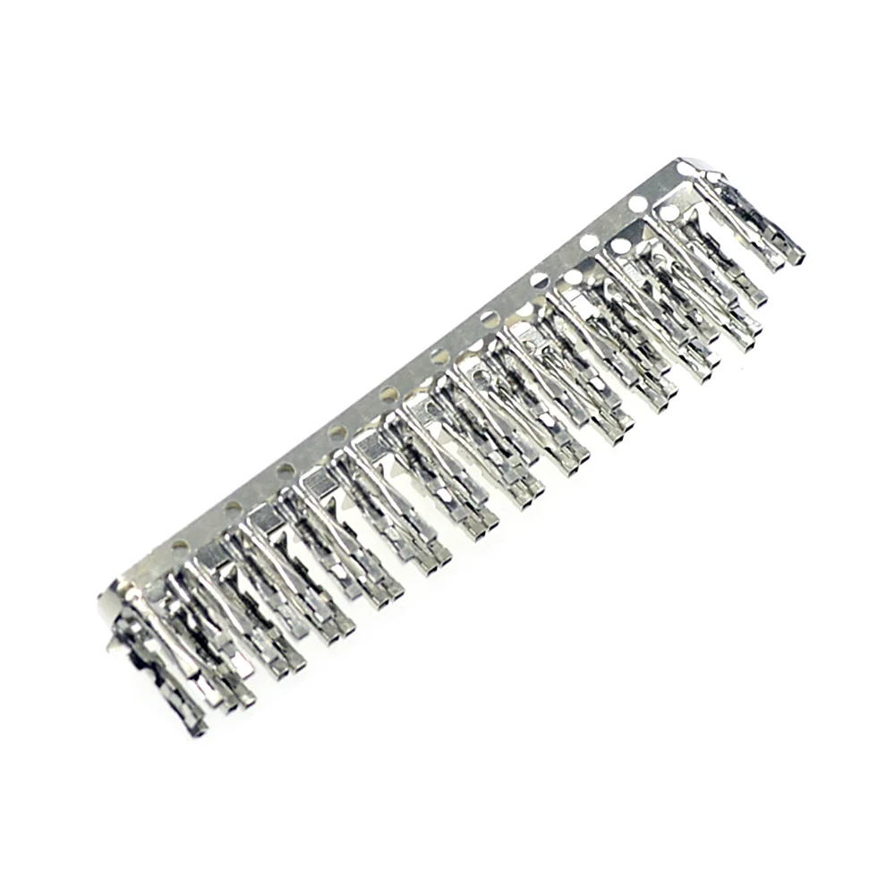 100PCS Dupont Connector 2.54mm Jumper Wire Cable Pin Connector Terminal Female Pin Connector for Housing Jumper