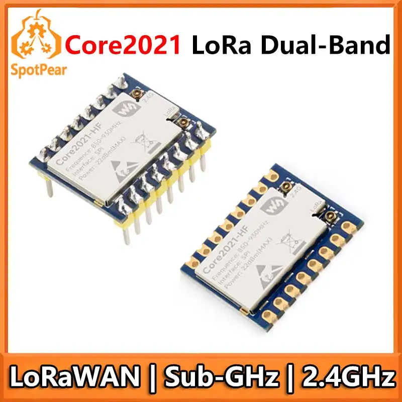 Waveshare Core2021 LoRa LR2021 HF LF SPI LoRaWAN For Sub-GHz and 2.4GHz