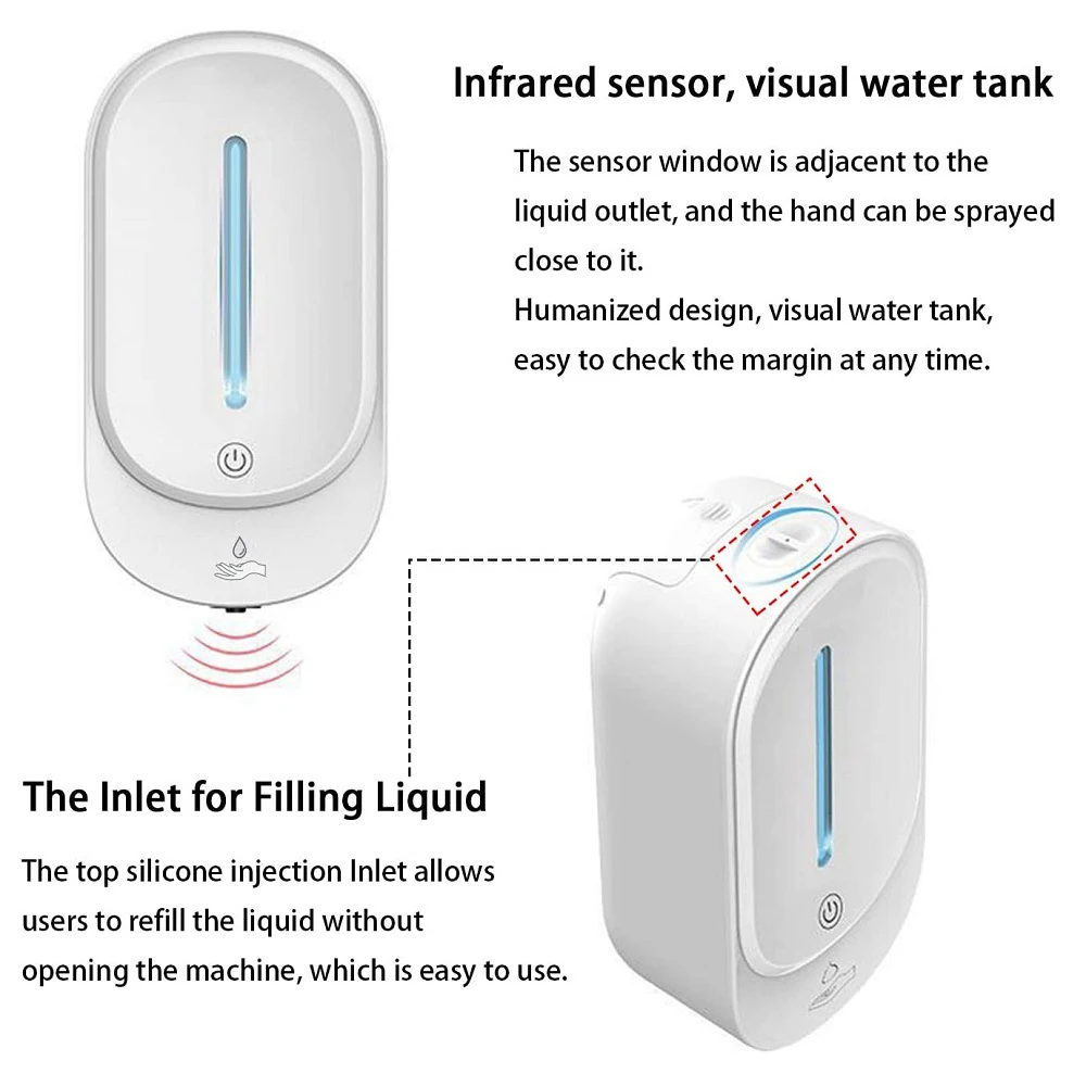비접촉식 자동 비누 디스펜서, 스마트 거품 기계, 적외선 센서, 손 소독제, 세탁기