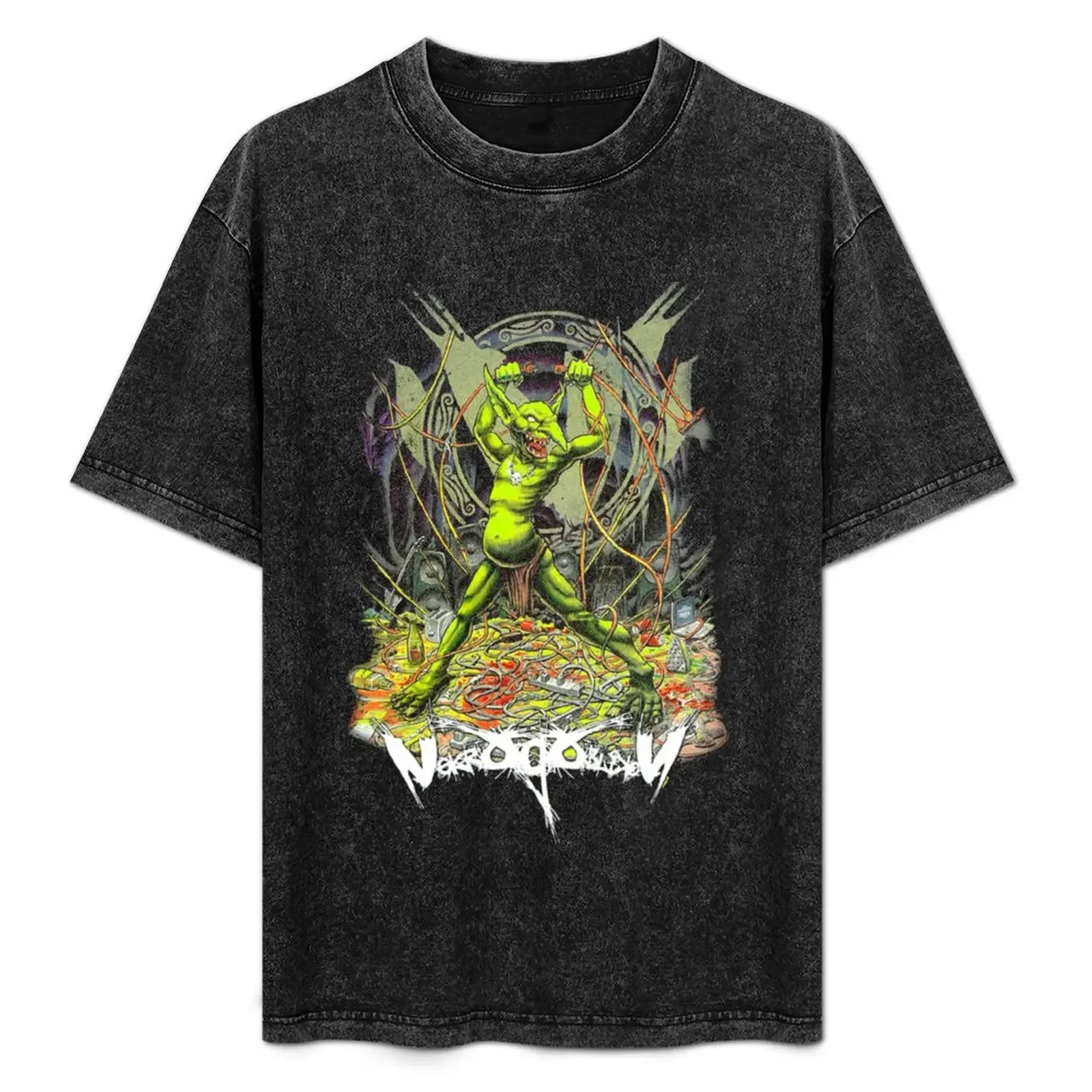

nekrogoblikon T-Shirt Basic Crew Neck Short Sleeve Top