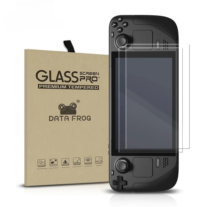 

2PCS Tempered Glass Screen Protector Compatible with Steam Deck 9H HD Anti-Scratch Film