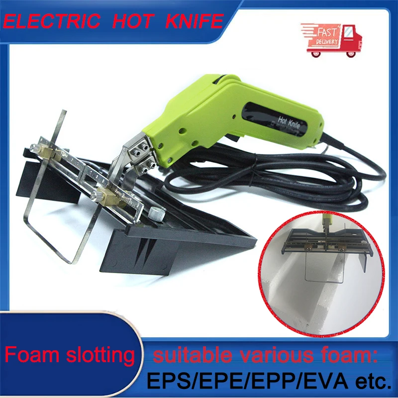 Electric Foam Cutter Polystyrene Styrofoam Knife Hot Wire Foam Cutting Knife Portable Styrofoam Cutting Tools Styrofoam Cutting