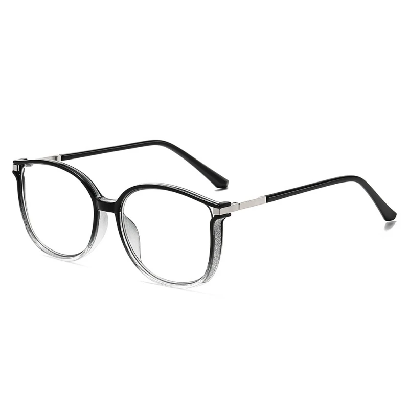 5 farben Neue Modische Lesebrille Anti Blau Licht Presbyopie Brille Männer Frauen Trendy Große Rahmen Presbyopie Brillen – Detail 13