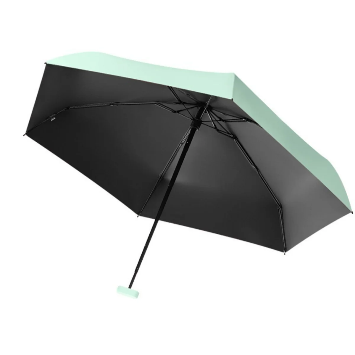 The New Convenient Mini Umbrella That Can Be Carried Cross-body in a Card Holder, Rain Or Shine, 99% Sun Protection