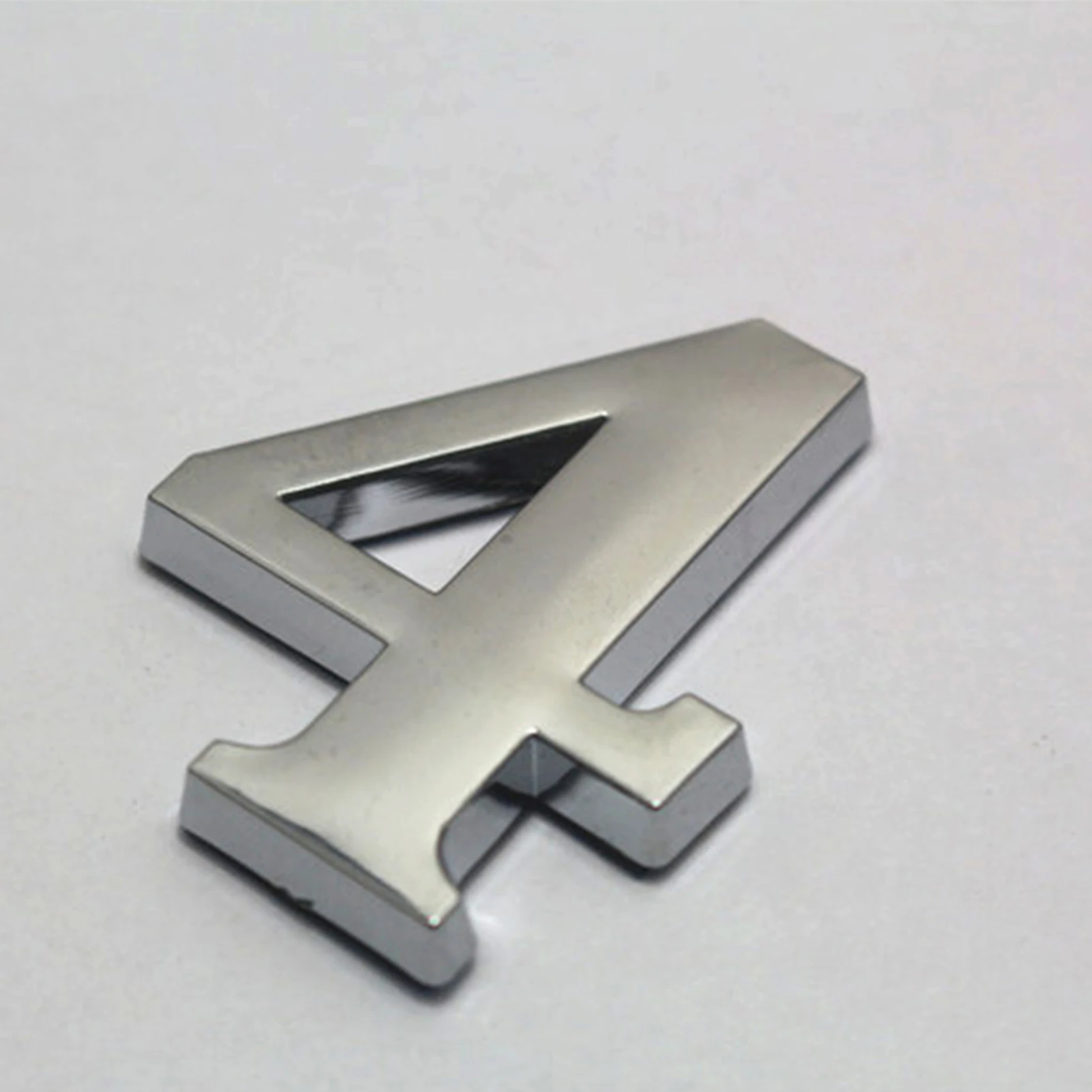 Elegant Room Number Stickers Metal Door Signs for Hotel Office Home Decoration Durable Electroplated Adhesive House Digits