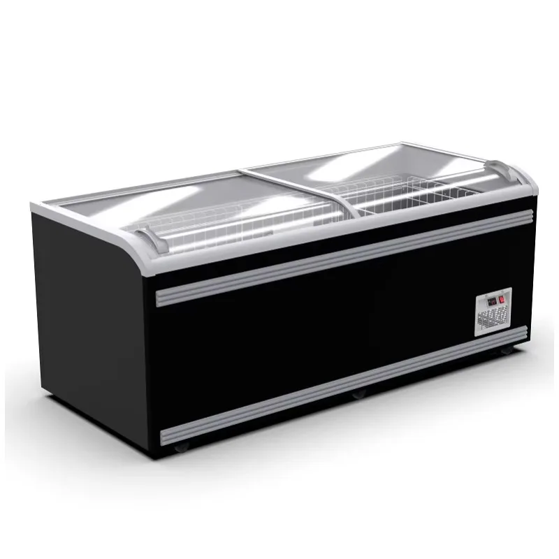 

630L Single-Temperature Low Temperature Commercial Display Cabinet Horizontal Freezer with Digital Control