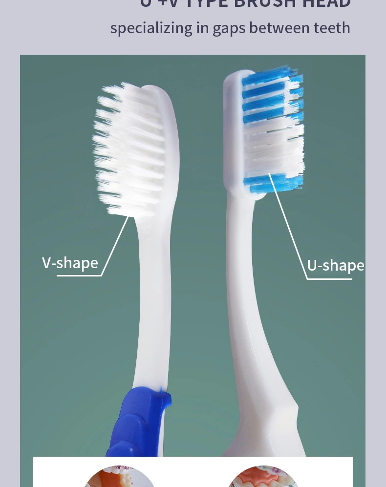 8-teiliges orthodontisches Zahnpflege-Bürstenset zur Zahnreinigung mit Interdentalbürste, Zahnseide, Ortho-Wachs und Reise-Kit – Detail 6