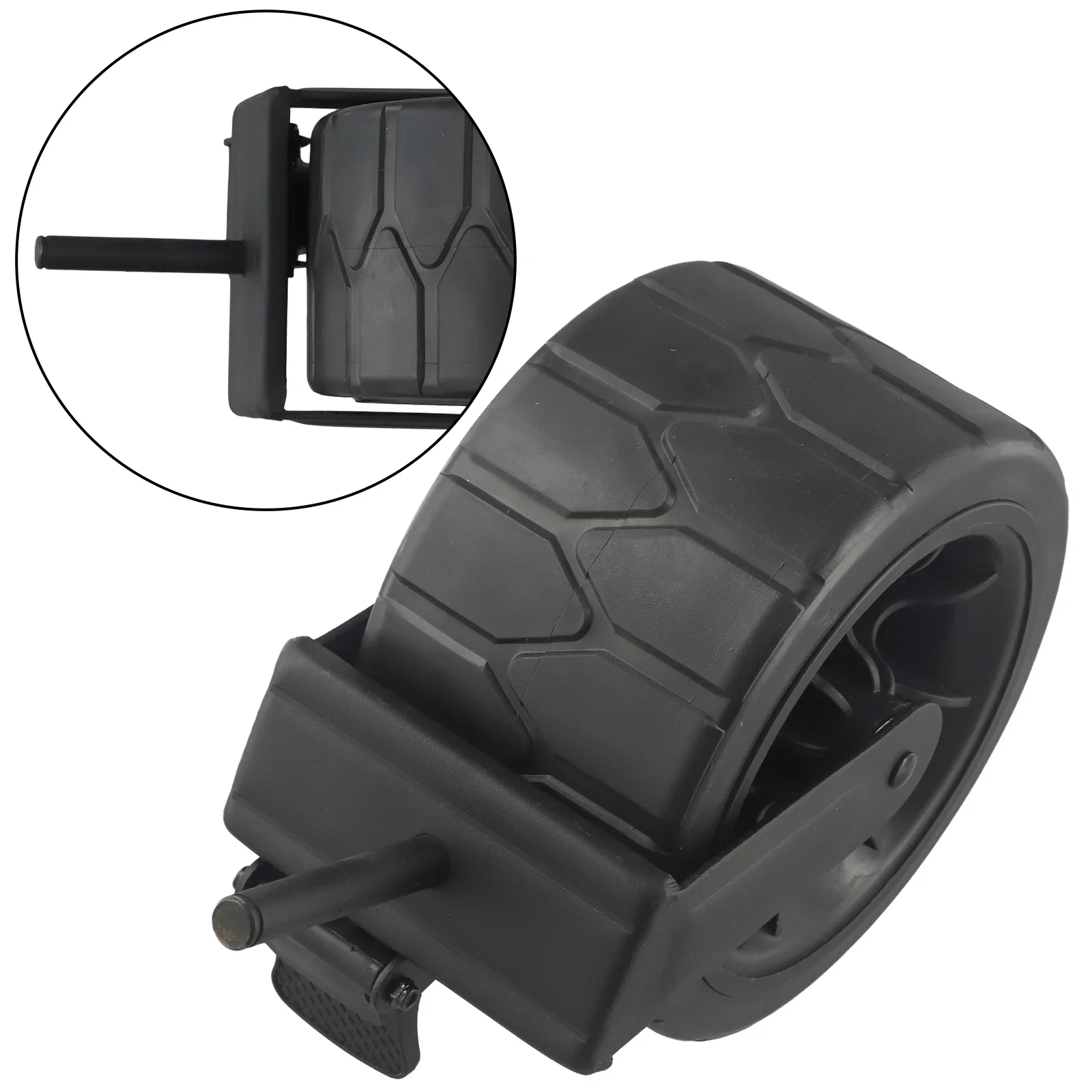 Wagon Cart Replacement Wheel 8inch Trolley Wheel With Bracket Metal And Plastic Materials Multiple Models Available