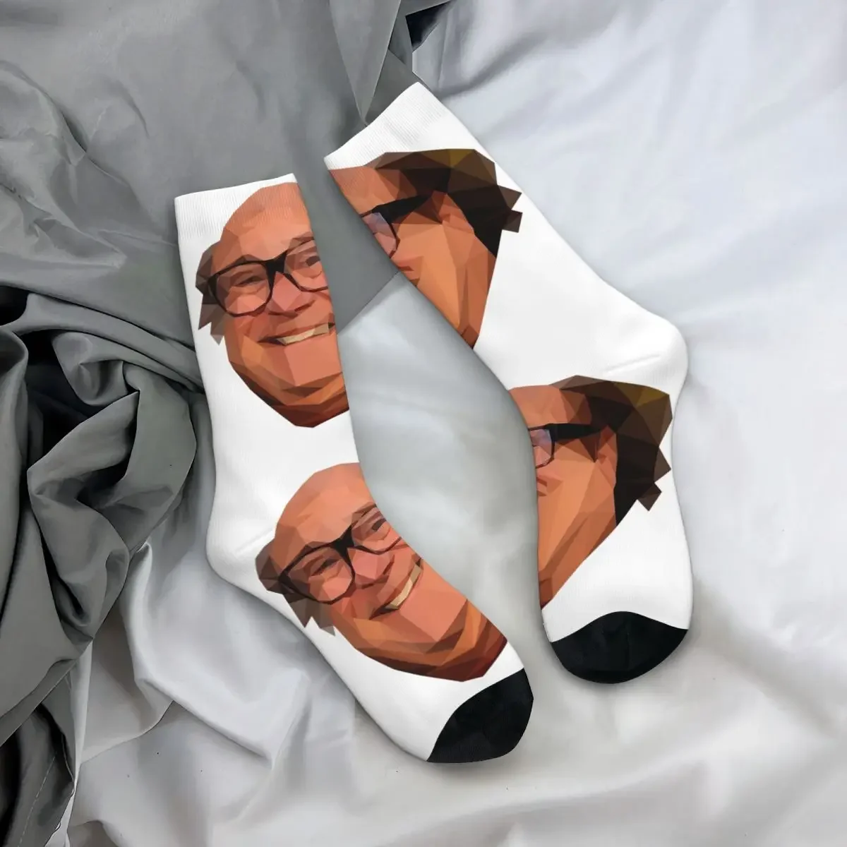 

Носки All Seasons Crew Stockings Danny DeVito Prism, длинные носки в стиле Харадзюку для мужчин и женщин, подарки на День святого Валентина