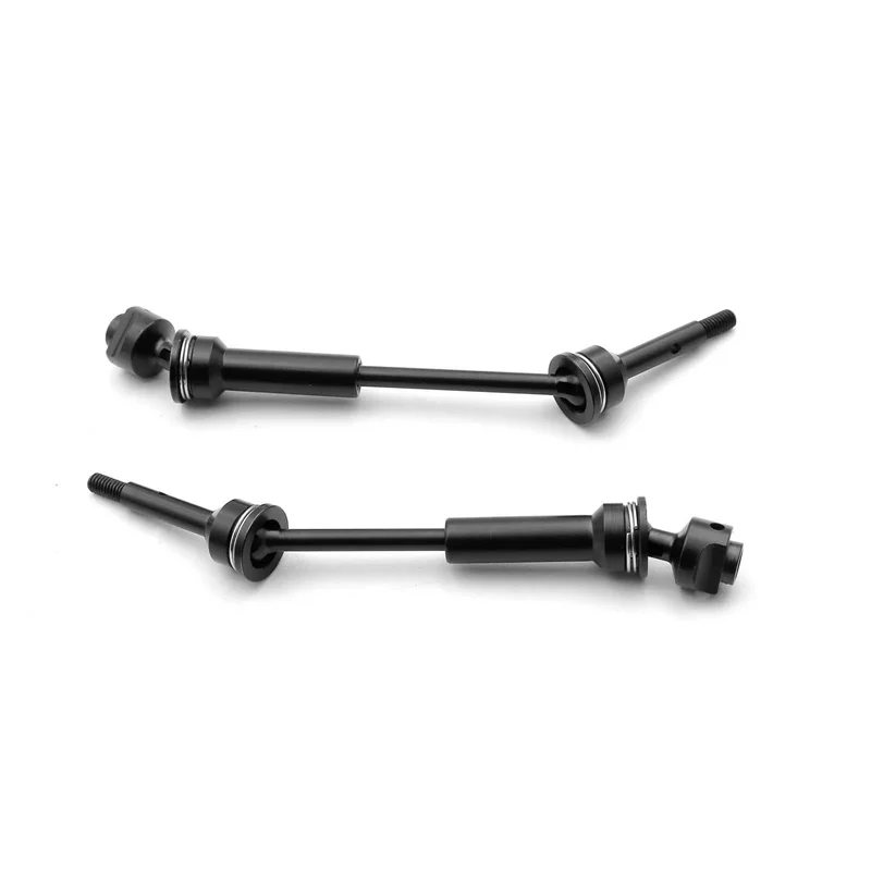 

TNKIG-4Pcs Steel Front And Rear Drive Shaft CVD For 1/10 Traxxas Slash Rustler Stampede Hoss 4X4 RC Car Upgrades Parts