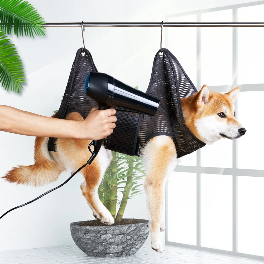 Breathable Pet Grooming Hammock, Dog Beauty Nail Clip Trimmer, Bathing Helper