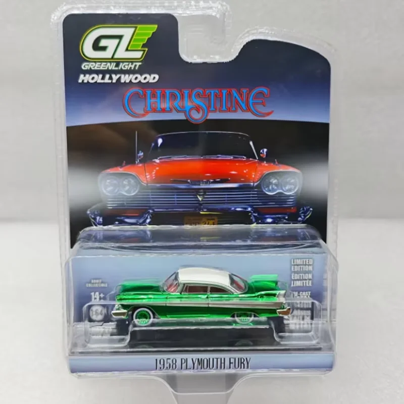 

Greenlight 1:64 1958 Plymouth Fury/EVIL VERSION Alloy Car Model Static Collection Decorated Holiday Gifts Toys Souvenir Gift