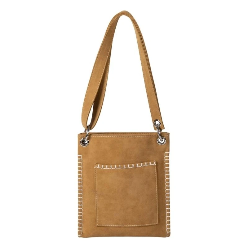 

X5XA Korean Inspired Spacious Underarm Bag Retro Design Lightweight Shoulder Purse