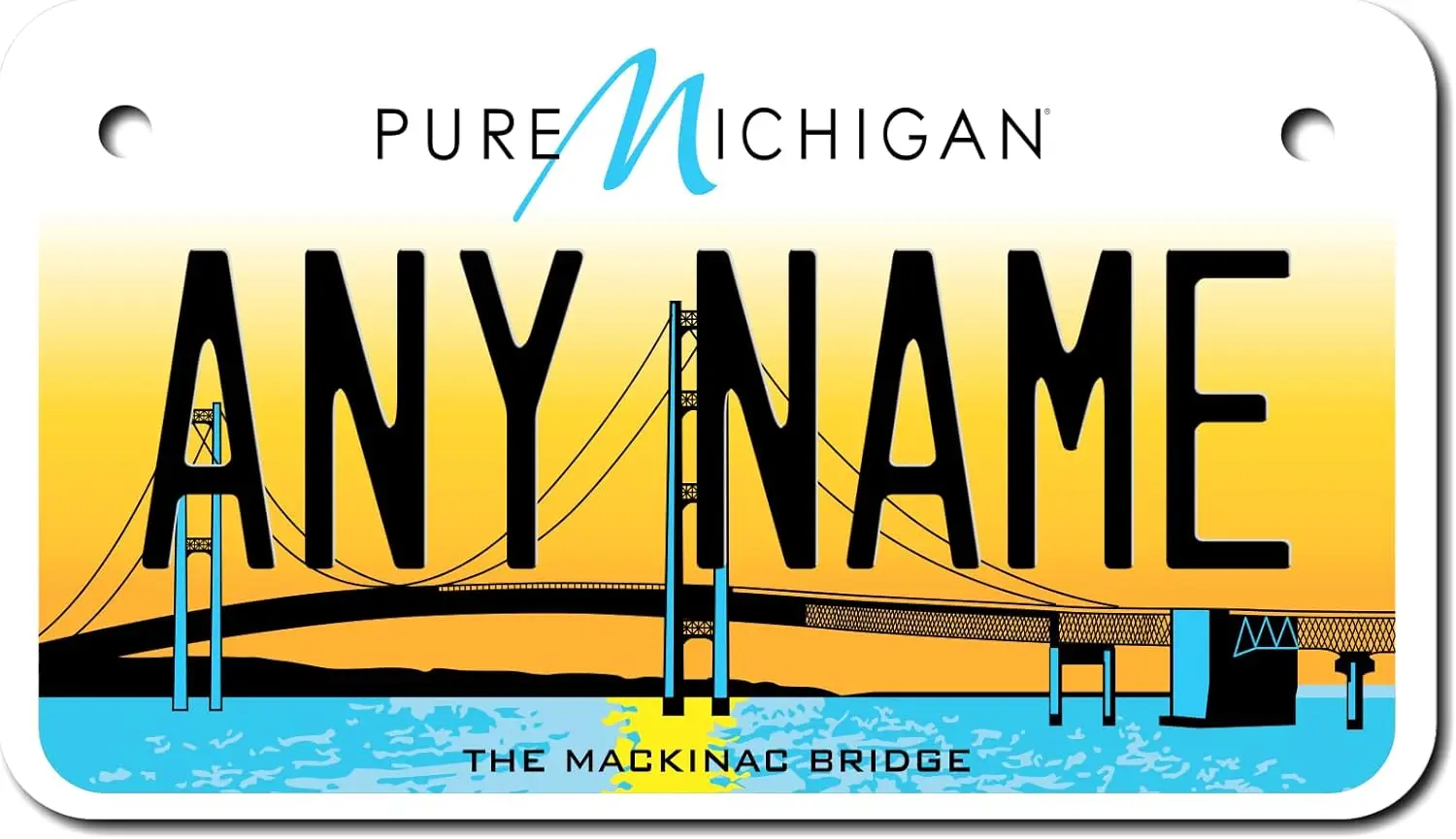 Alumínio personalizado sinal de metal, polegadas adicionar seu nome texto ou números, tamanho grande para carrinhos de golfe, ATVs, mini motos, motocicleta