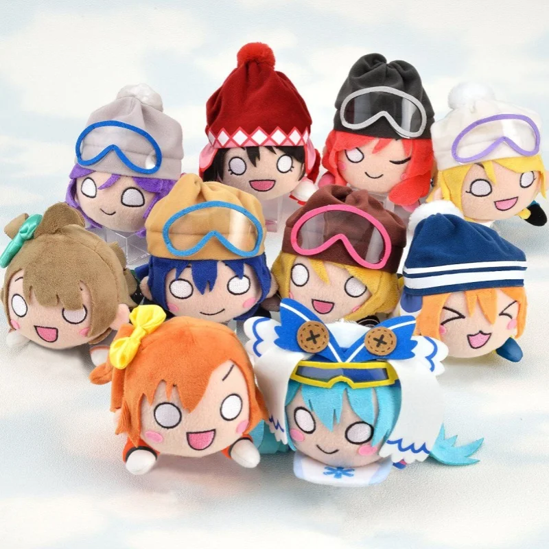 

Lovelive Snow Miku Cute Anime Lying Plush Doll 15 Cm Snow Festival Collectible Peripheral For Adult Collectors