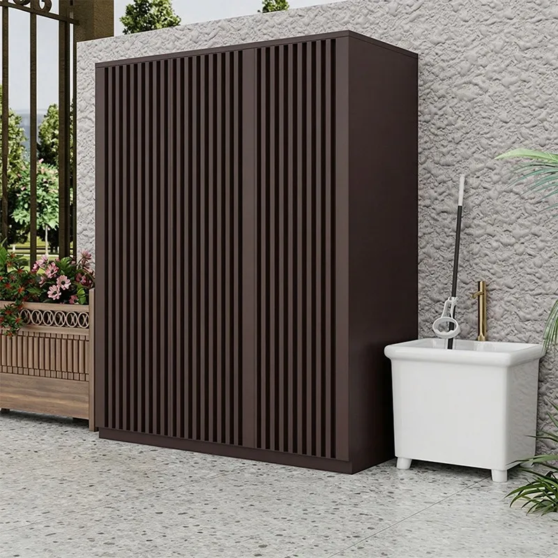 All-aluminum alloy locker, multi-functional integrated glove cabinet, garden courtyard sunscreen and waterproof locker to map cu