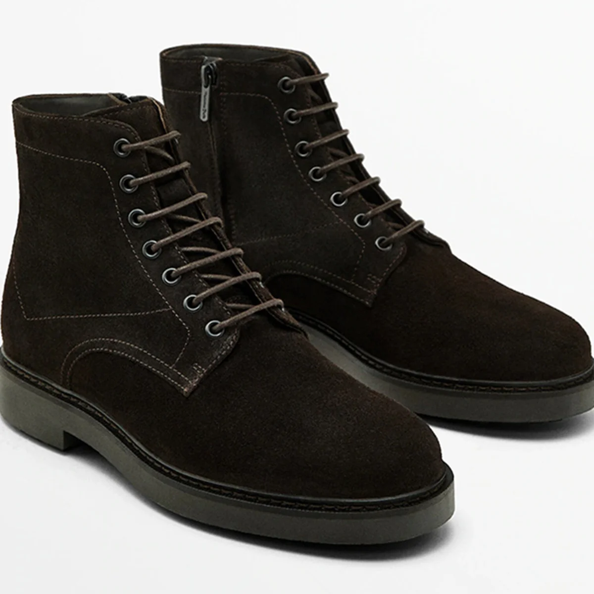 

Dave&Di British Men's Desert Boots Autumn Winter Business Suede Leather Lace Up Short Boots Casual Boots Shoes Man