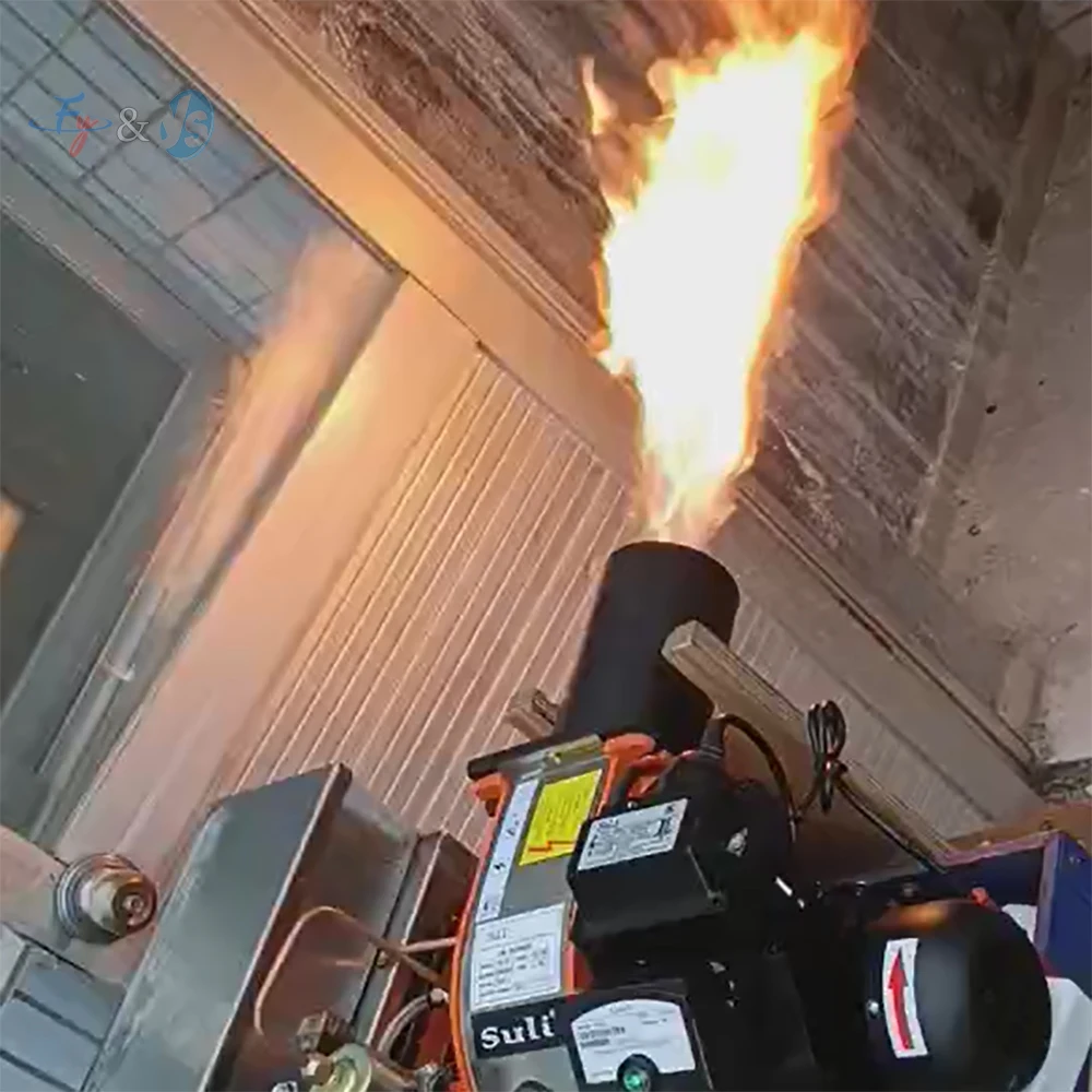 Multi Fuel Waste Oil Burner 23-172KW Heavy Used Engine Oil Burning System Industrial Heating Equipment