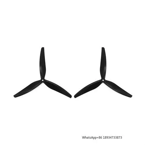 1 pair Gemfan 1050W Wider 10*5*3 3-Blade Glass Fiber Nylon Propellers for FPV RC Multirotors of 9-Inch and 10-Inch X-Class