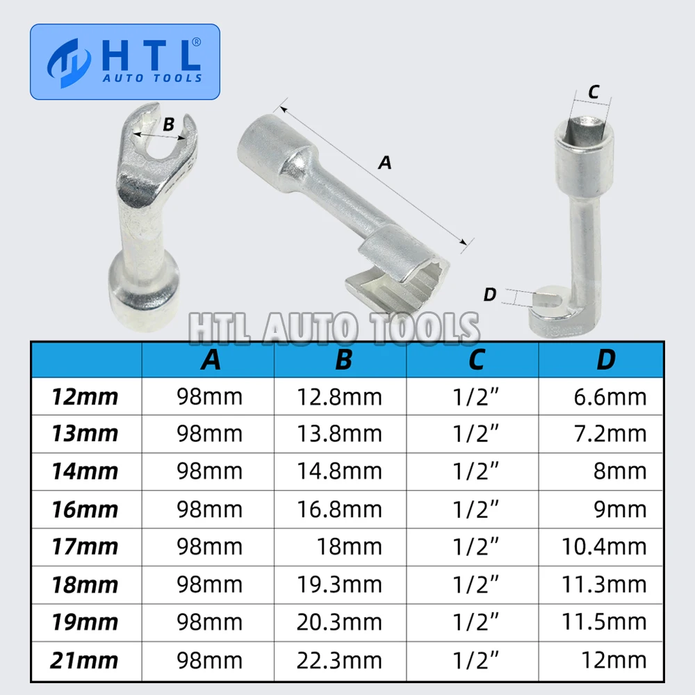 1/2 "دكتور حقن خط مفتاح بانة مجموعة L-نوع حقن خط المقبس مع 12 13 14 16 17 18 19 21 مللي متر الشدات #4