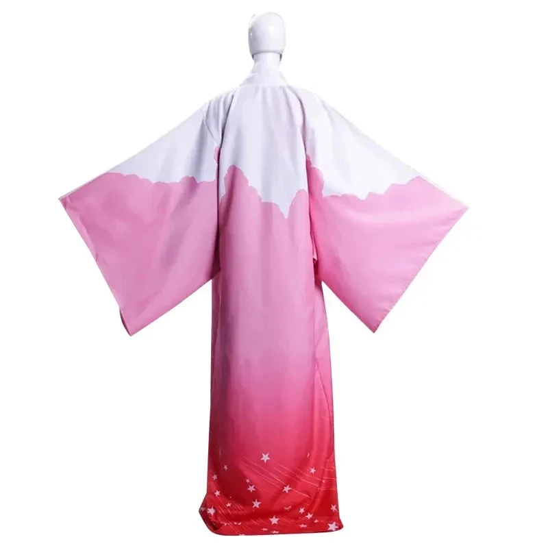 

★Halloween Cosplay Costume Anime Bungo Stray Dogs Ozaki Kouyou Higanbana Japanese Red Printing Kimon♥ All corners of the country