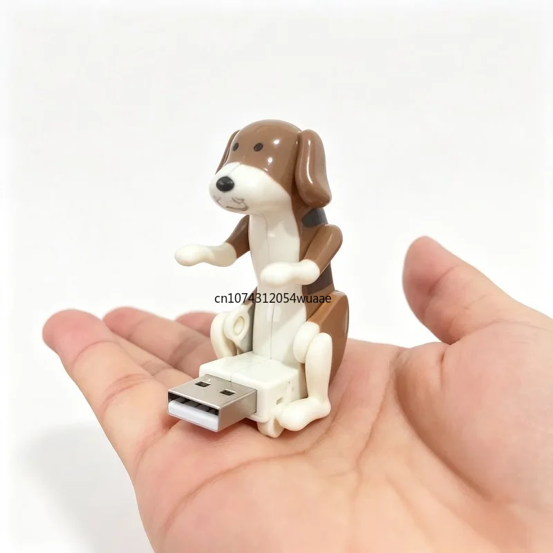 Portable Mini Cute USB 2.0 Funny Humping Spot Dog Rascal Dog Toy Relieve Pressure for Office Worker Best Gift For Festival