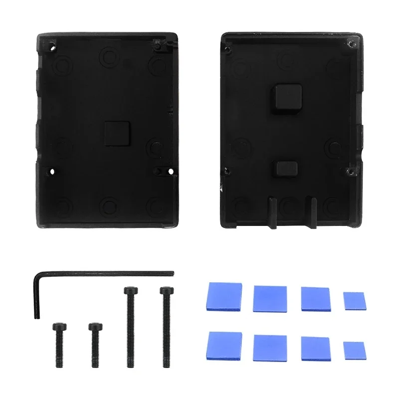 Raspberry Pi 3 Aluminum Case Passive Cooling Metal Shell Armor Enclosure With Thermal Pad for Raspberry Pi 3 Model B 3B+