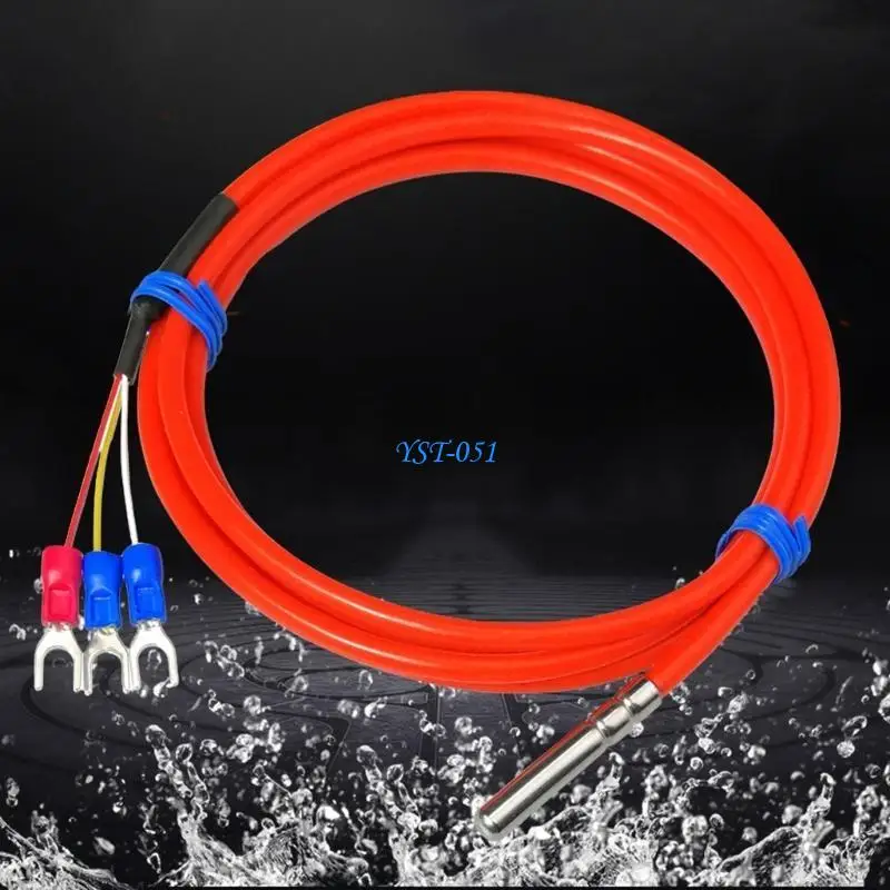 

E15A Upgrades Waterproof Oil Resistant Temperature Sensors Temperature Probe for Industrial Monitoring & Laboratory Research