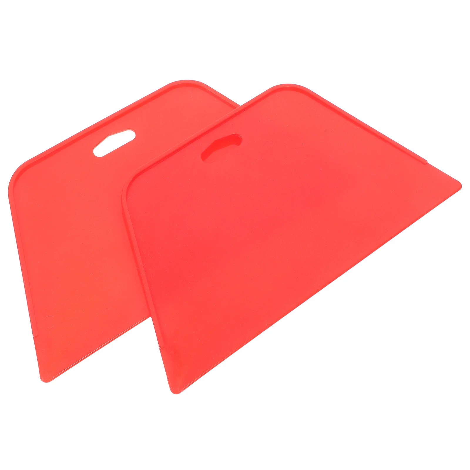 

2pcs Wallpaper Tools Glass Film Smoother Peel Stick Wall Flexible Vinyl Squeegee Scraper Felt Durable Material