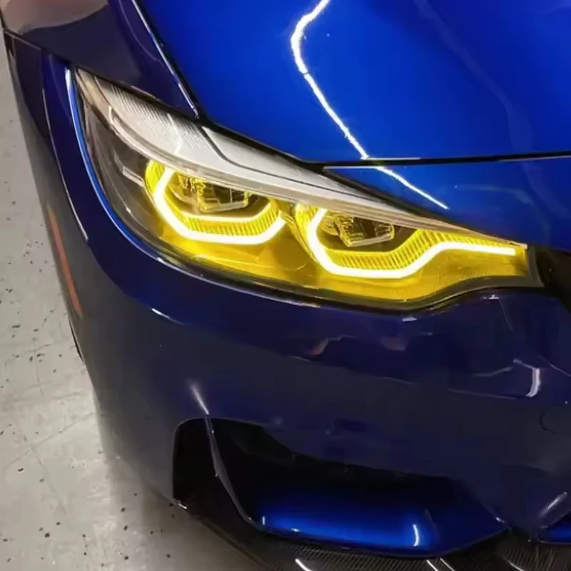 High-Quality Yellow And White DRL Module For BMW M3 F80 M4 F82 F83 2014 To 2017 LEDCar Parts Daytime Running Dual Color