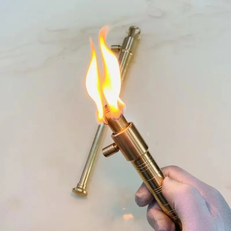 New Upgraded Wear-resistant Torch Kerosene Lighter with Short and Long Handle Creative Collection Torch Lighter Men's Play Tool