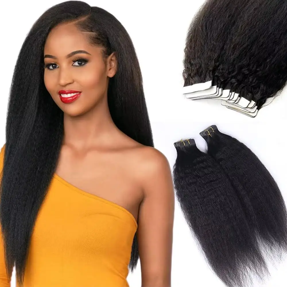 

Лента для наращивания волос, настоящие человеческие волосы, странные прямые волосы Remy, 20 шт., 50 г, натуральный цвет, невидимая лента для утка кожи, наращивание волос