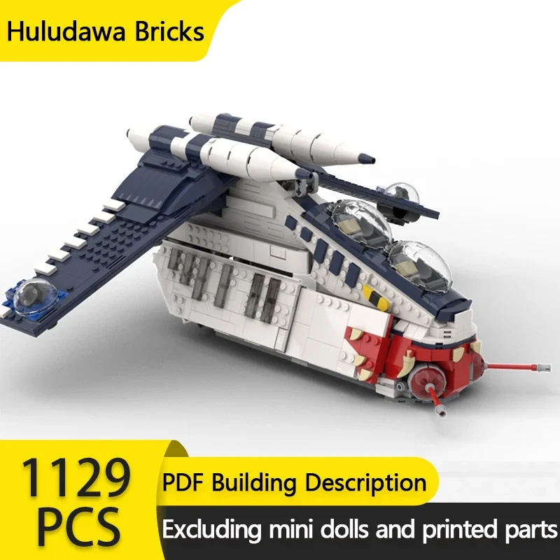 

Star Movies Model MOC Building Brick Republic Military Attack Gunship Modular Technology Gift Holiday Assemble Children Toy Suit