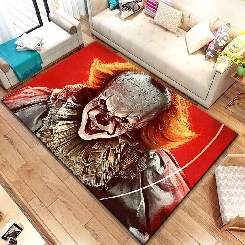 Horror Movie Bedroom Bedside Large Carpet Non Slip Soft Hallway Floor Door Mats Sofa Coffee Table Area Rugs for Home Decoration