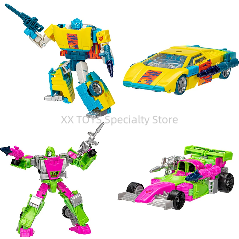 Hasbro Transformers Generation Legacy Evolution Deluxe Class G2 Universe Laser Cycle Autobot Sideswipe Mirage Jazz Action Figure