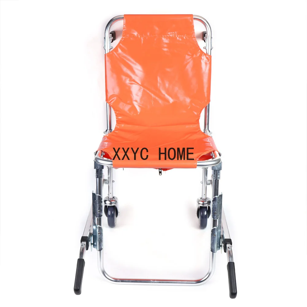 350lbs EMS Stair Climbing Chair Foldable Stair Lift Wheelchair Ambulance Firefighter Evacuation Use for Elderly Disabled