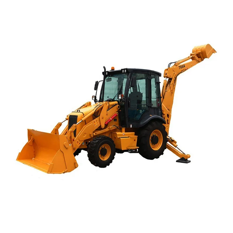 backhoe loader with price 4 wheel drive new backhoe and loader 766A