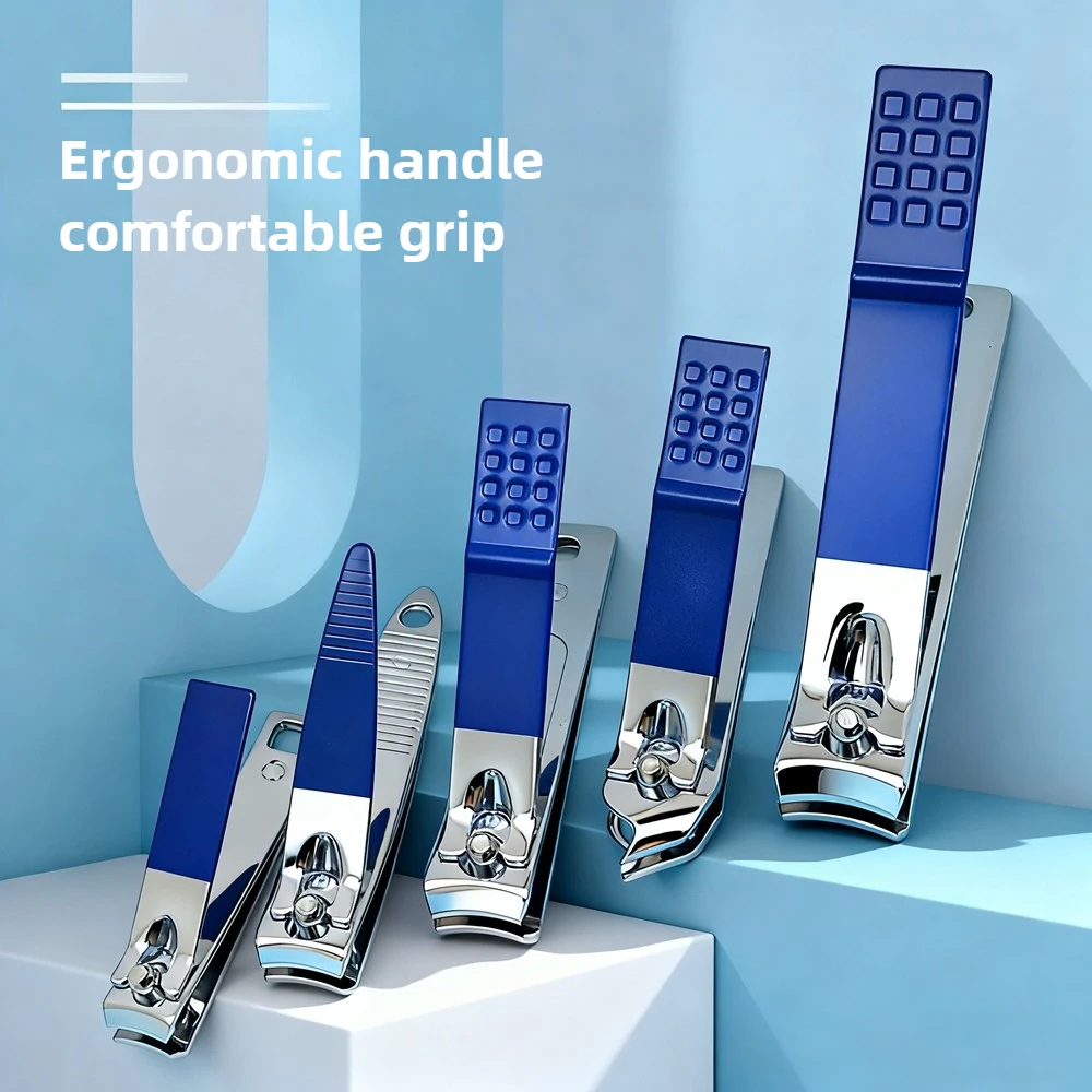 Juego de manicura y pedicura profesional, cortaúñas de acero inoxidable resistente con recortador de cutículas, estuche portátil para regalos, 30 Uds.