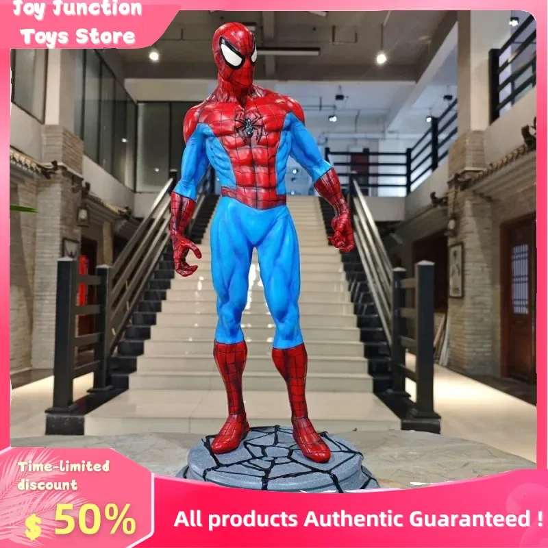 

Фигурка Человека-паука 1/3, статуя всего тела, 50 см, модель из смолы Marve L, украшение для рабочего стола, подарок на день рождения, коллекционные игрушки